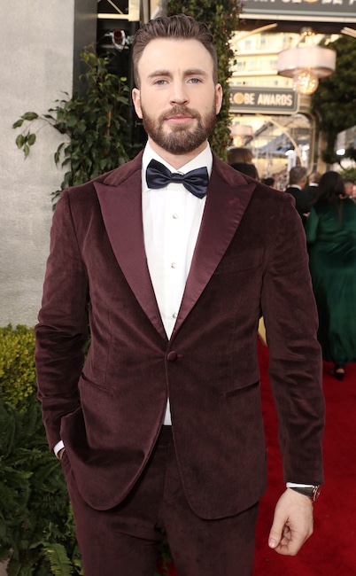 Chris Evans, 2020 Golden Globe Awards